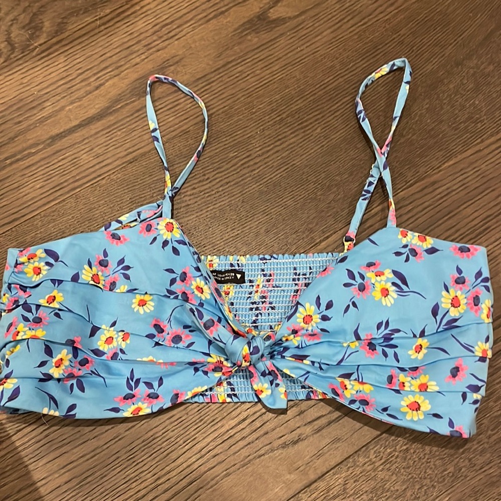 Zara floral bandeau top